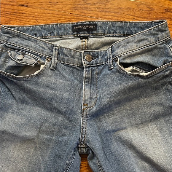 Banana Republic women’s jeans boot cut size 4 short / 27 - Picture 6 of 7